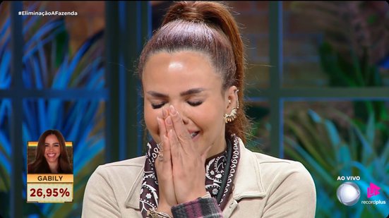Gabily eliminada de 'A Fazenda 17' - Imagem-Reprodução: Record TV-RecordPlus