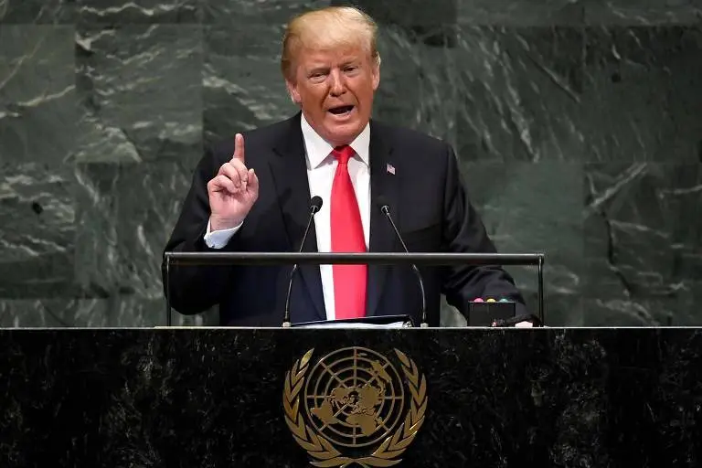 Trump provoca risadas na ONU e critica políticas de Biden