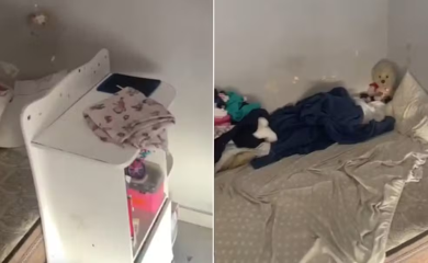 Casa onde criança foi encontrada (Foto: Reprodução)