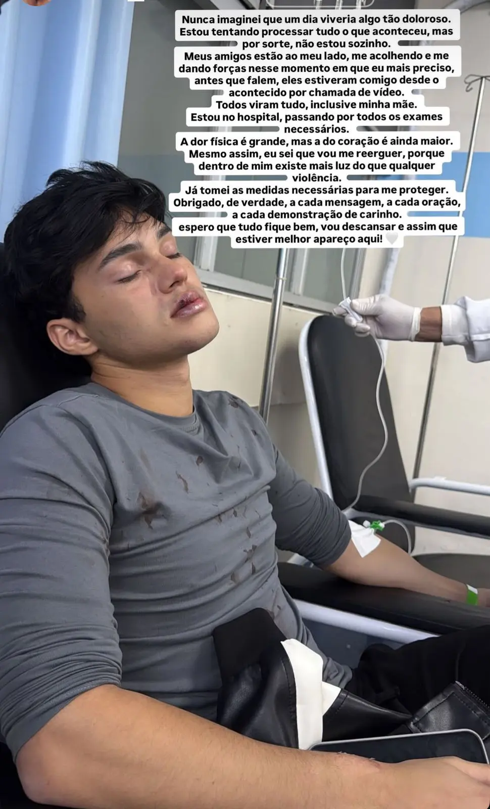 Após briga, Luan Alencar afirma ter tomado medidas para se proteger