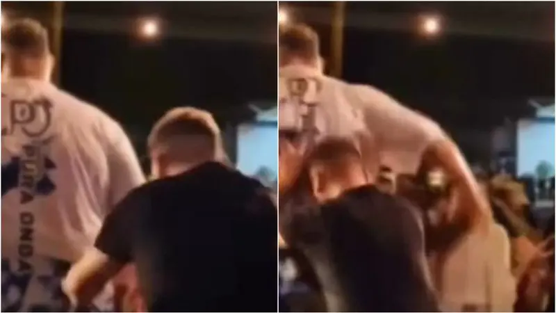 Cantor foi agredido violentamente durante show no interior de SP