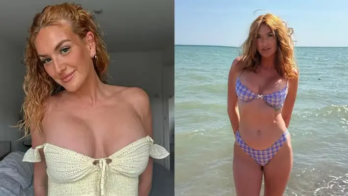 Ccriadora de conteúdo adulto britânica conhecida por ter duas vaginas surpreendeu ao revelar quanto pretende cobrar pela venda de absorvente. Reprodução redes sociais