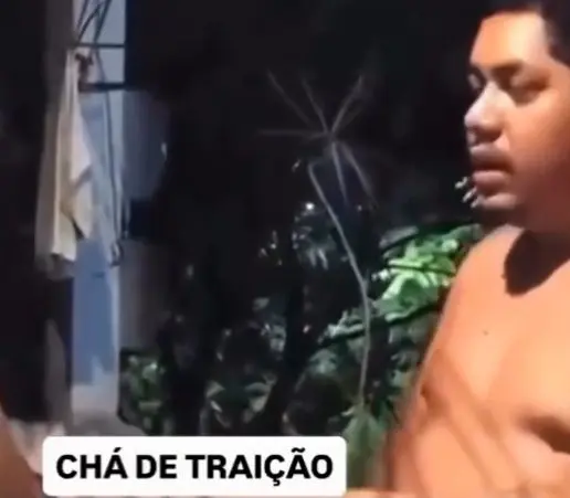Mulher expõe traição do marido no que seria o chá revelação do bebê (Foto: Reprodução)
