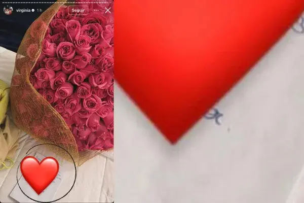 Virginia revela quem mandou buquê de flores e carta