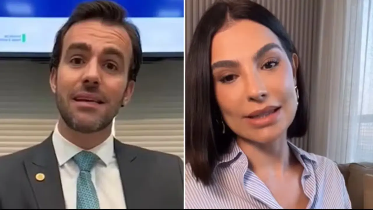 Deputado, ex de Cíntia Chagas, atirou faca contra a influenciadora, revela denúncia