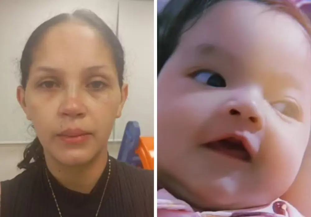 Vídeo mostra mãe embriagada segurando bebê antes de assassinato chocante