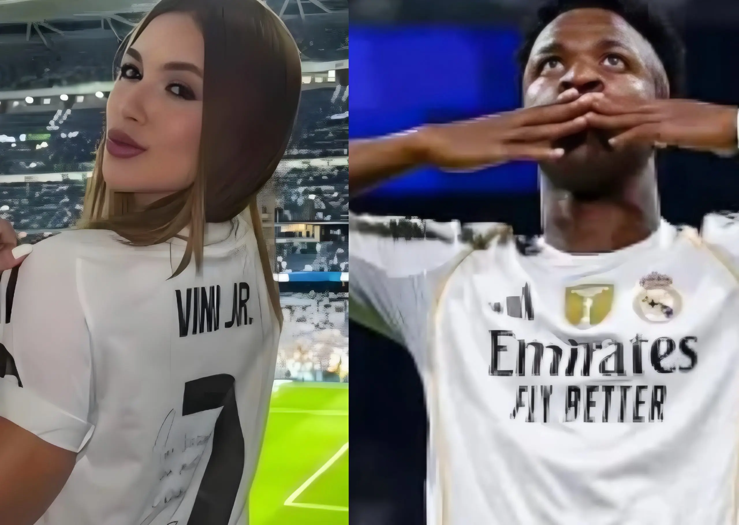 Com Virginia na torcida, Vini Jr brilha e Real Madrid vence o Villarreal no Bernabéu