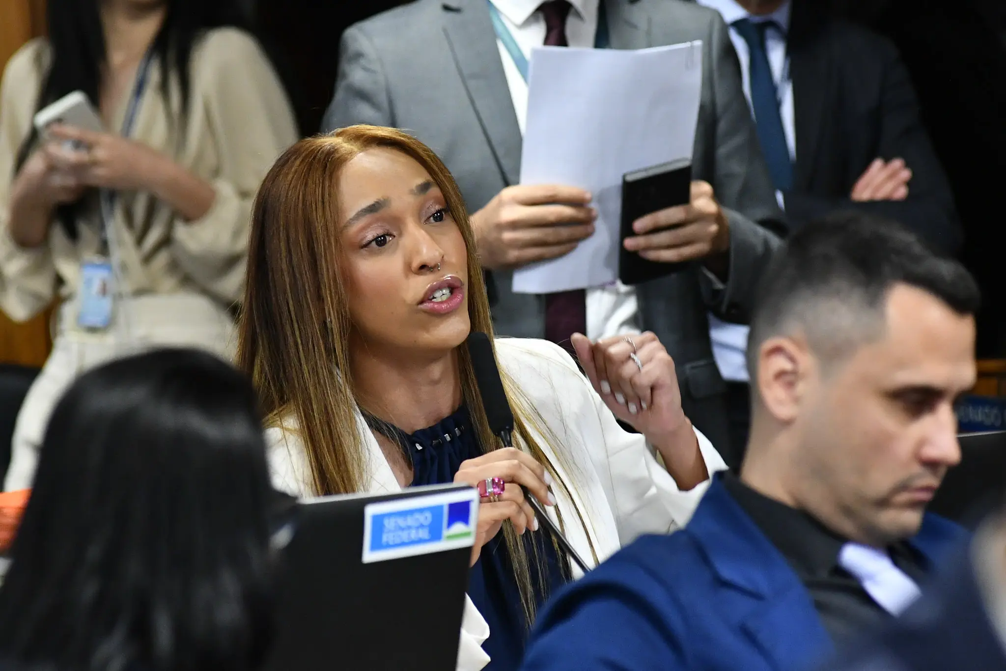 Erika Hilton faz fortes declarações sobre megaoperação no RJ: 'isso é extermínio' (Foto: Geraldo Magela/Agência Senado)