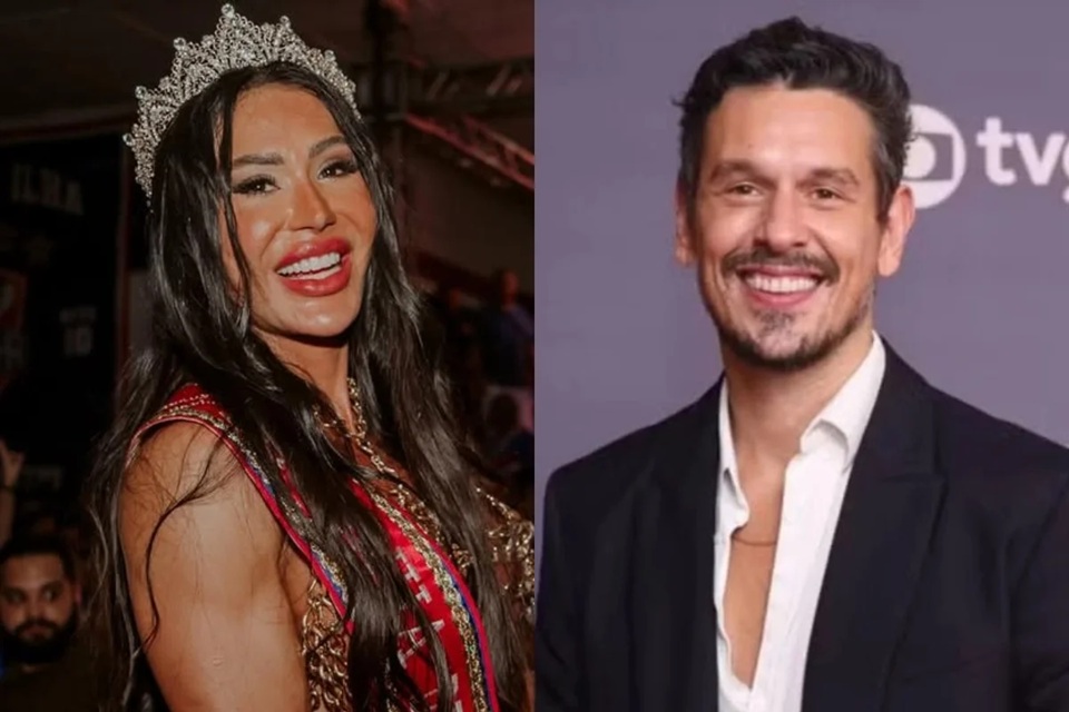 Gracyanne e João Vicente. Reprodução/redes sociais