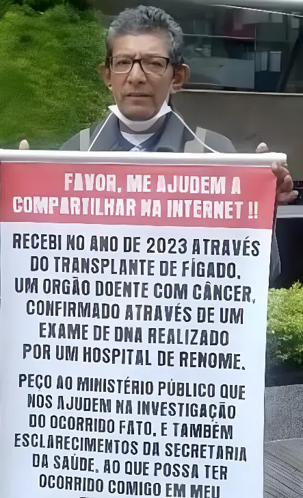 Homem recebe fígado com câncer e família cobra explicações (Foto: Reprodução Instagram)