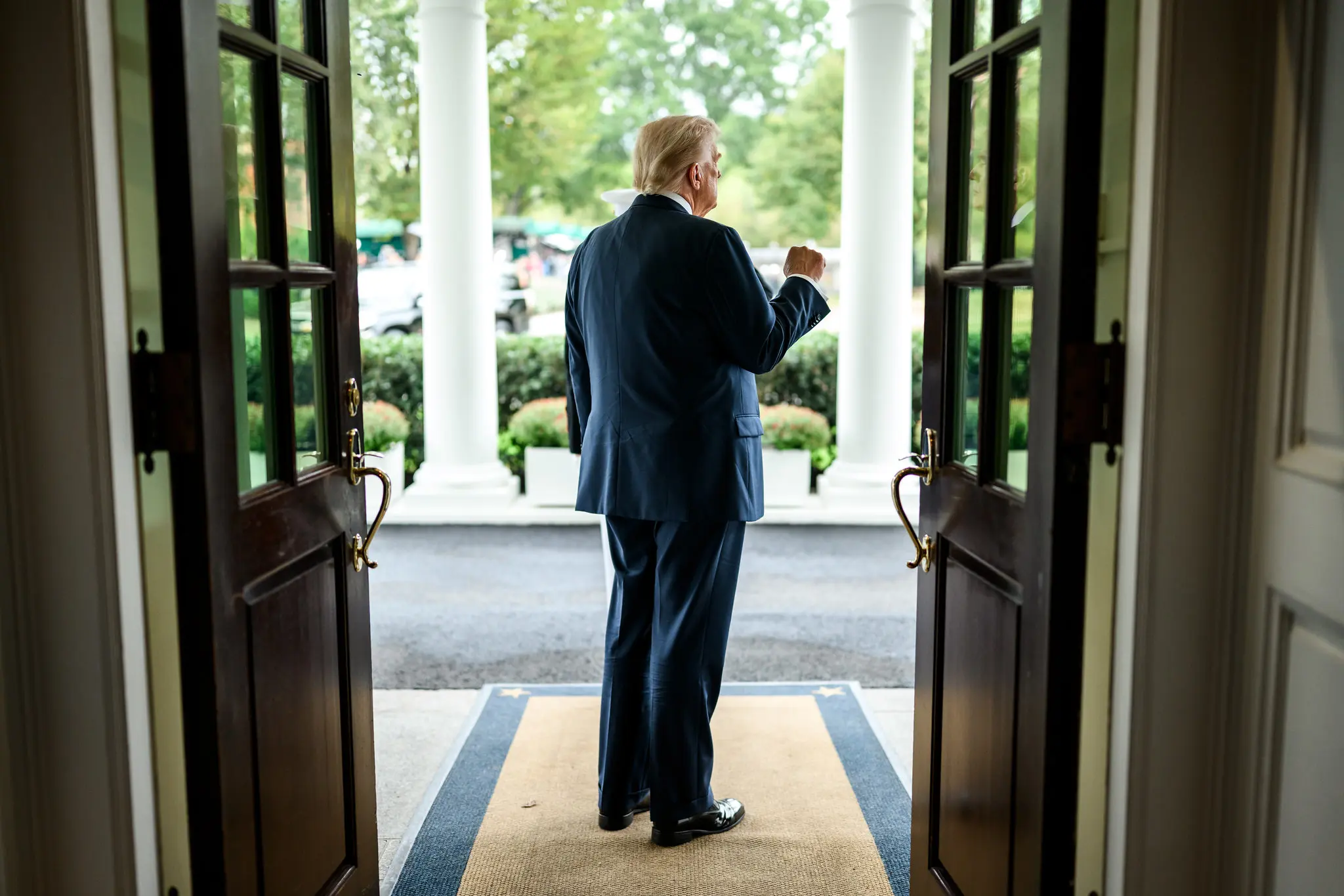 Trump cita Brasil novamente em encontro com presidente da Argentina (Foto: Daniel Torok/Casa Branca)
