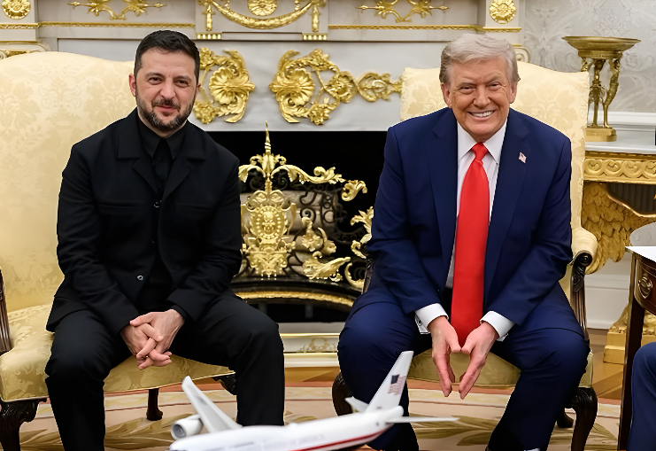 Volodymyr Zelensky voltou a visitar Donald Trump na Casa Branca, comentando principalmente sobre a guerra na Ucrânia (Foto: Reprodução / Redes Sociais)