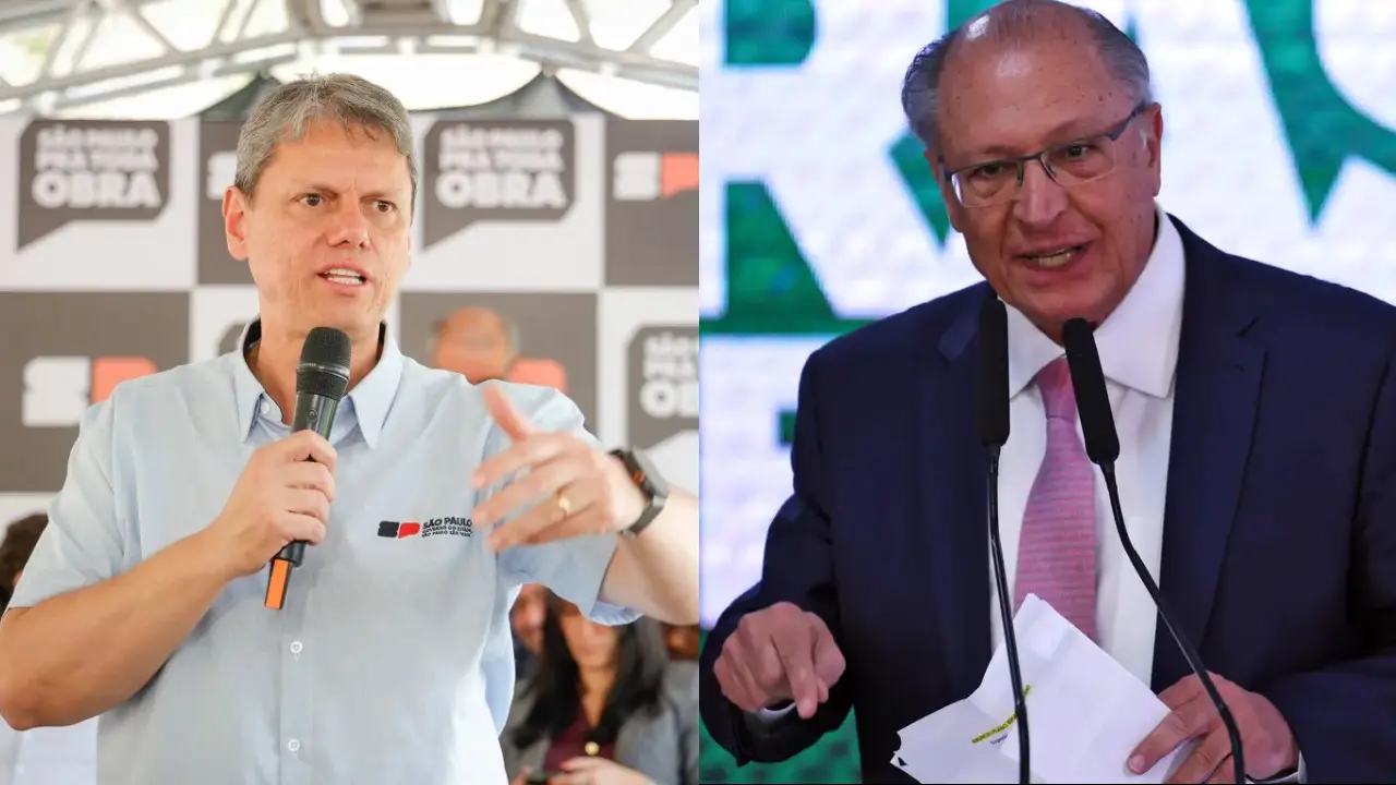Pesquisa aponta Alckmin como maior ameaça para reeleição de Tarcísio