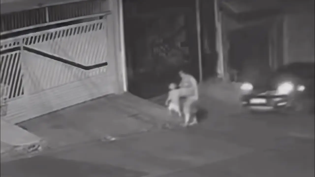 Motorista atropela grávida de gêmeos em calçada e foge sem prestar socorro. Veja o vídeo