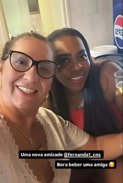 Margareth Serrão e Fernanda Cristina, mãe de Vinicius Júnior (Foto: Reprodução/Redes Sociais)
