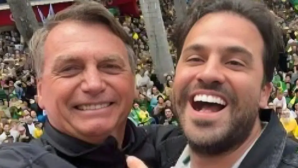 Bolsonaro e Marçal (reprodução redes sociais)