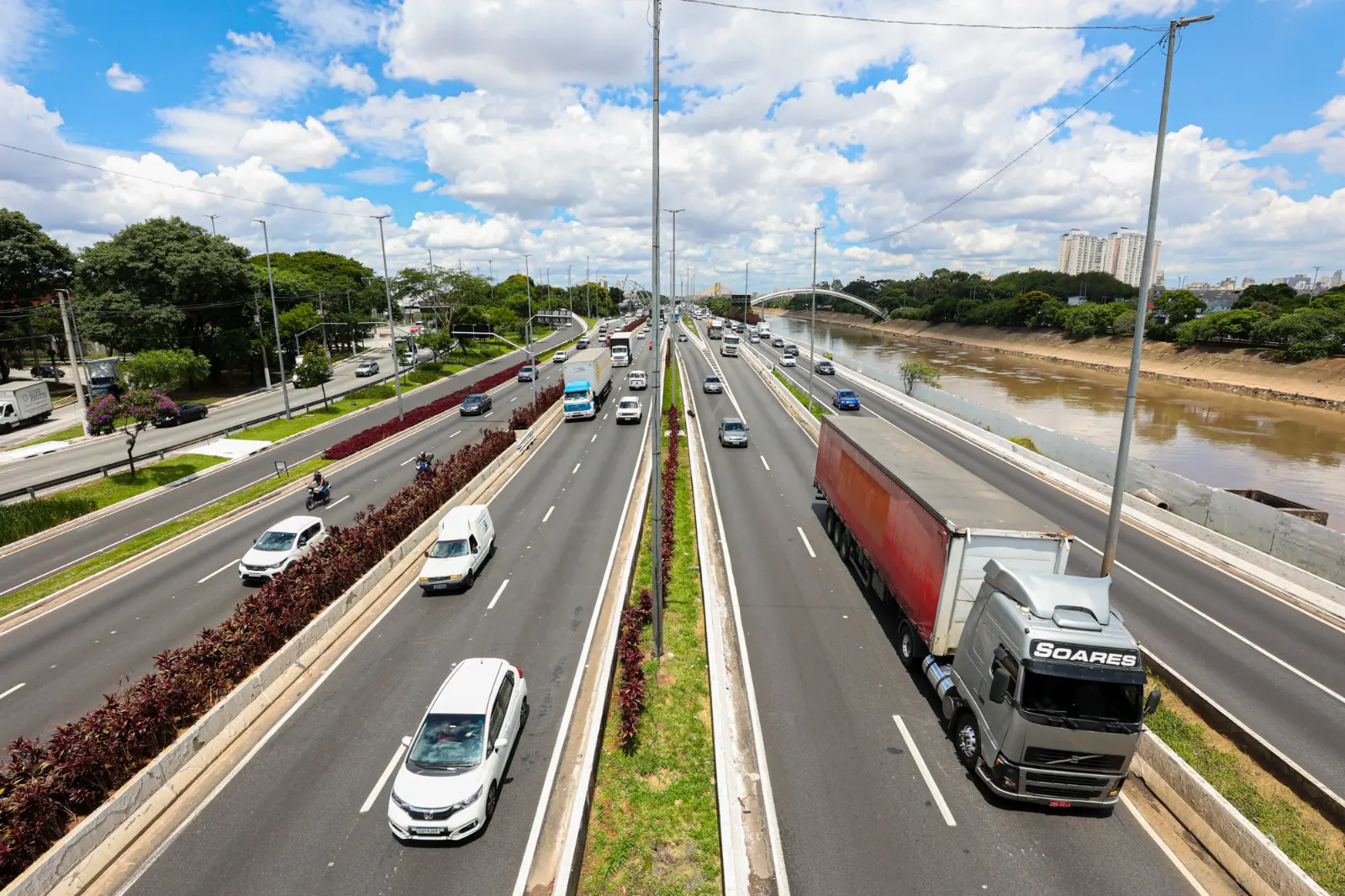 Asfalto na cidade de São Paulo - Prefeitura de SP
