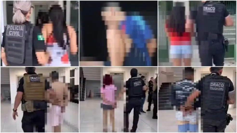 Megaoperação prende mais de 20 membros do Comando Vermelho (Foto: Divulgaçãp/PCCE)