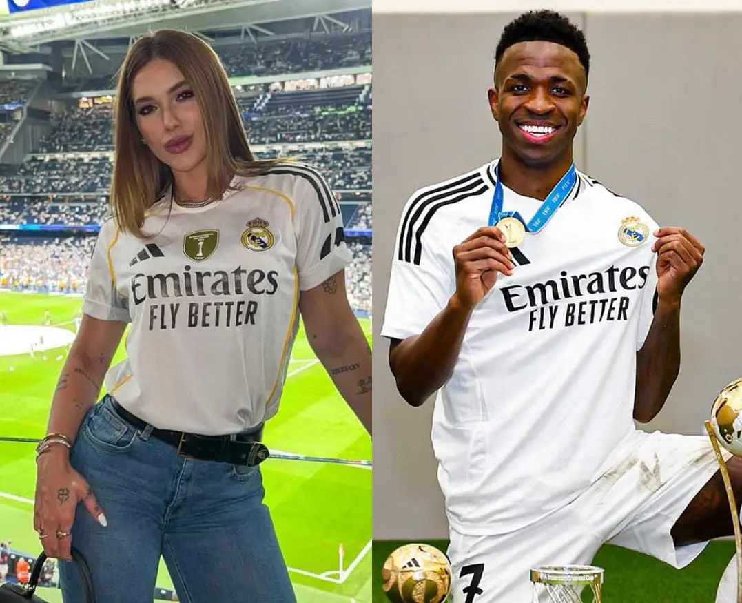 Vini Jr venceu todos os jogos com nova namorada Virginia nas arquibancadas