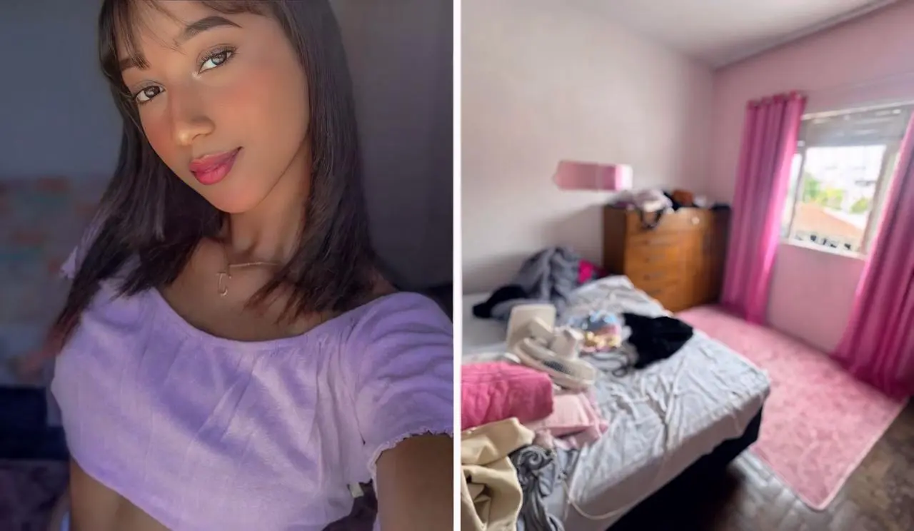 Jovem é assassinada e encontrada morta no próprio quarto || Reprodução: Redes Sociais - TV Vitória & Folha Vitória 
