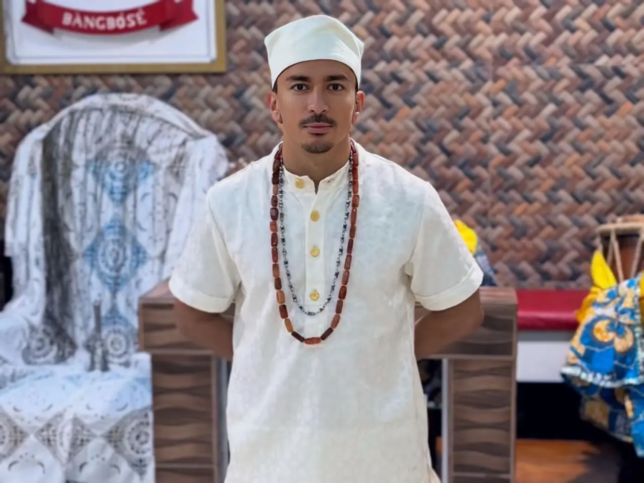 Renan Machado é consagrado Pai de Santo || Imagem-Reprodução: Redes Sociais 
