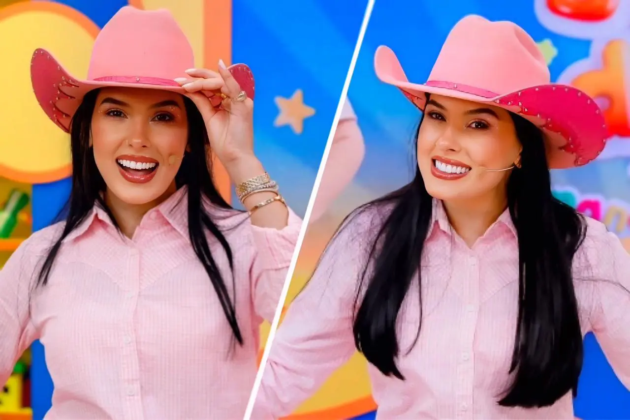 Ana Castela apresentadora especial do Bom dia & Cia do SBT || ImagemReprodução: SBT-Divulgação 