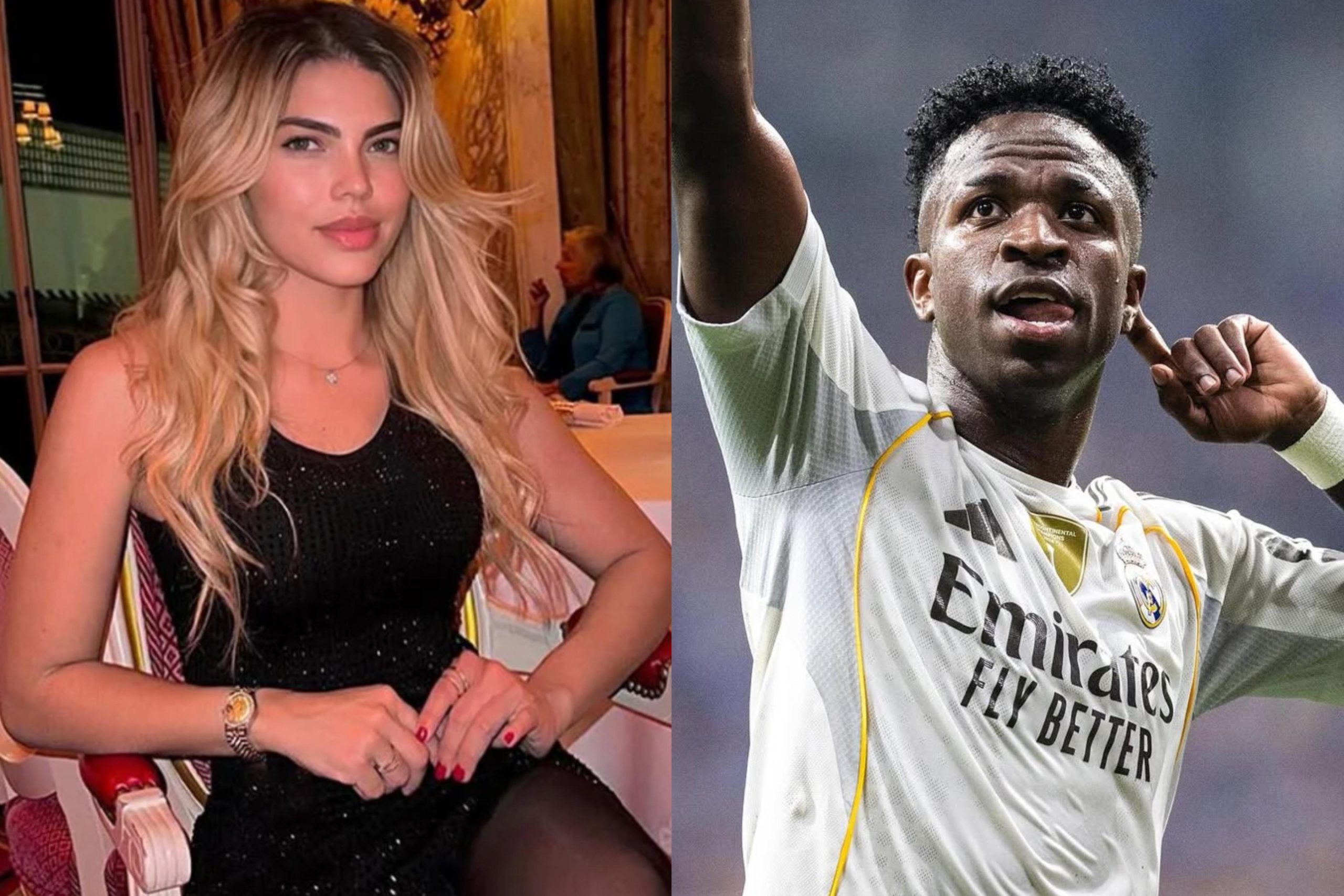 Após modelo vazar prints, Vini Jr. toma atitude (Foto: Reprodução/Redes Sociais)