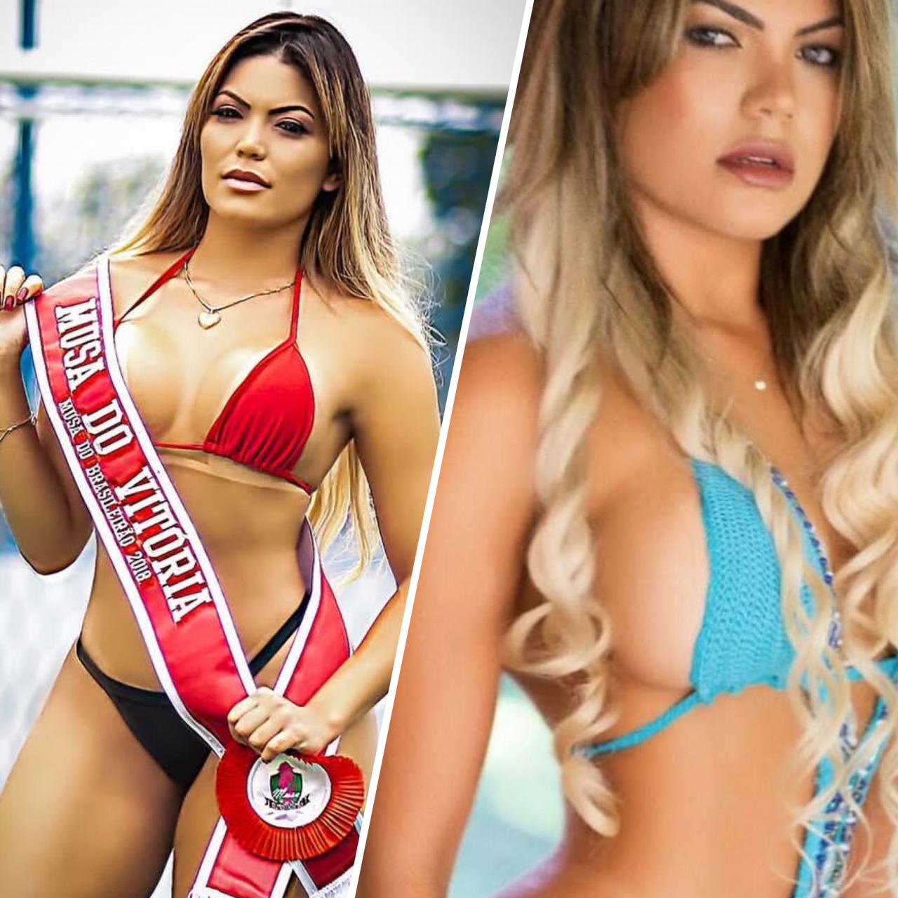 Day Magalhães participou do concurso 'Musa do Brasileirão' em 2018 \\ Imagens-Reprodução: Internet 