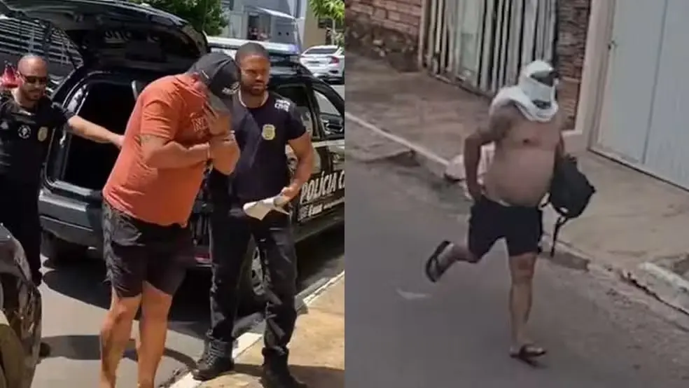 Ladrão rouba idoso e foge com mochila recheada de dinheiro (Foto: Reprodução/Redes sociais)