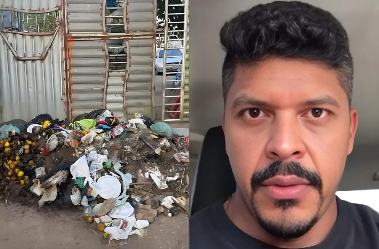 Prefeito se revolta com lixo descartado irregularmente e joga na porte de morador (Foto: Reprodução/Redes sociais)