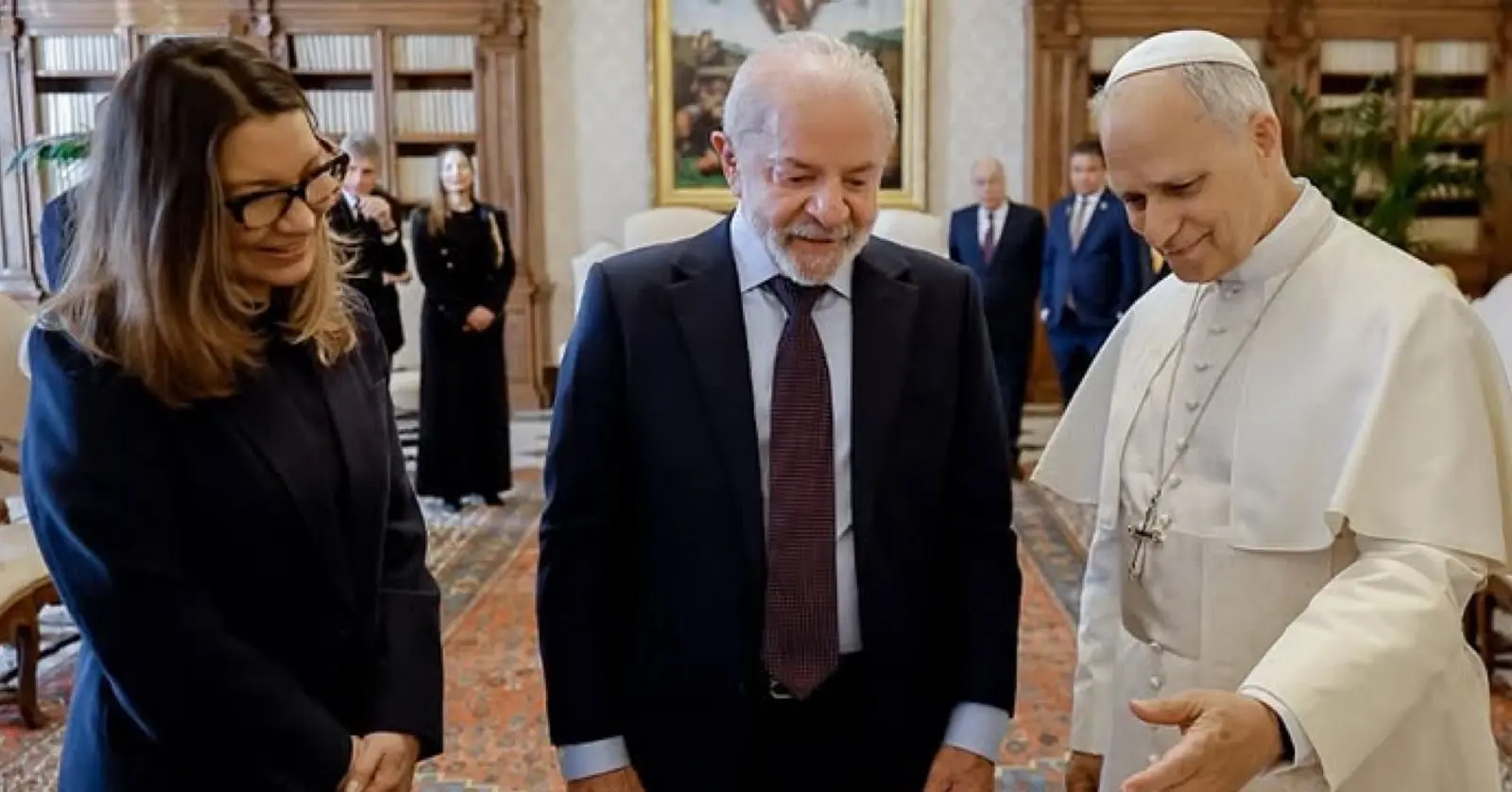 Lula e Papa Leão XV || Reprodução: Redes Sociais 