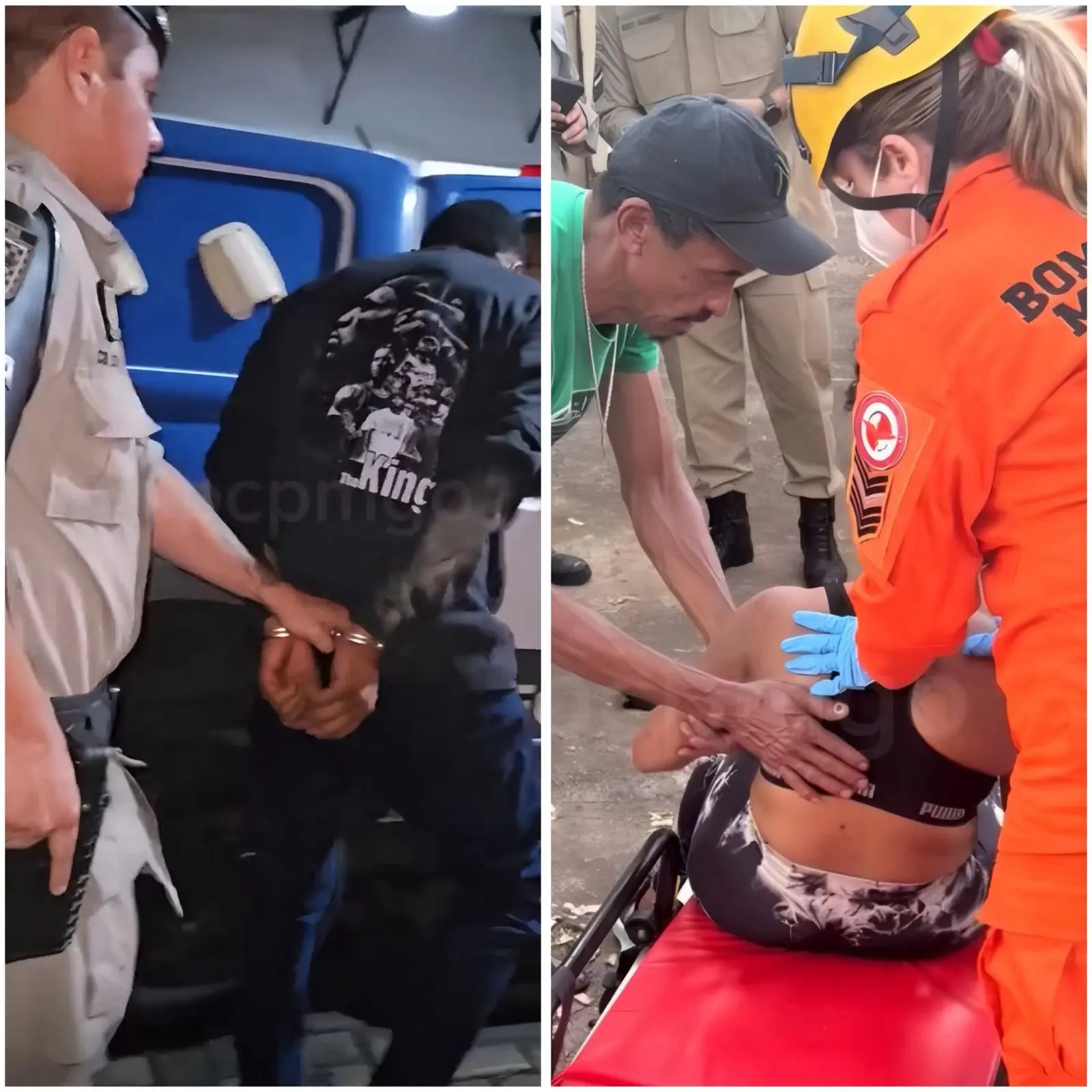 Mulher vai tirar satisfação com namorado traficante e é baleada na cabeça  (Foto: Divulgação/PM)