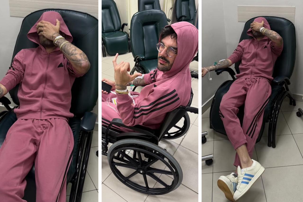 Luan Pereira no Hospital || Reprodução: Redes Sociais 