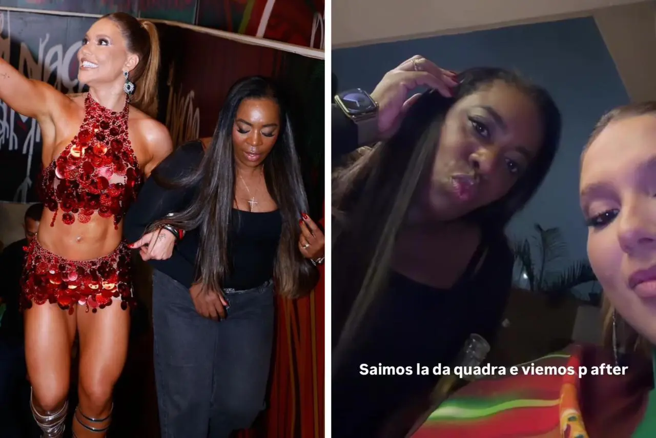 Virginia e Fernanda Cristina, mãe de Vini Jr. || Reprodução: Redes Sociais 