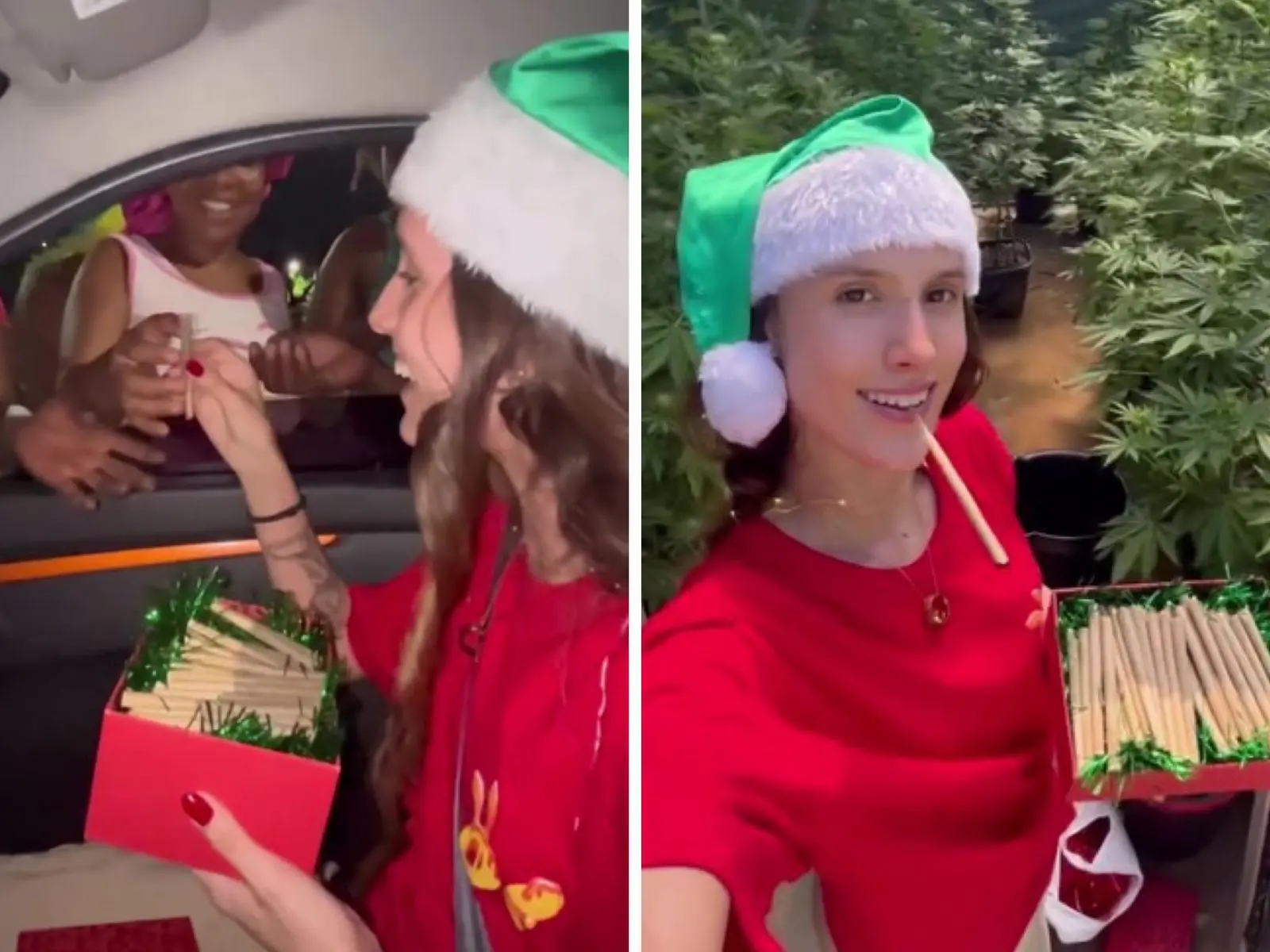 Vídeo: influencer presa distribuiu cigarros de maconha de Natal