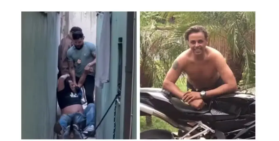 Andrea da Silva Ciaccio, de 52 anos, foi absolvido das acusações de estupro e cárcere privado, mas condenado por agredir a ex-companheira em São Paulo.  Foto: Reprodução.