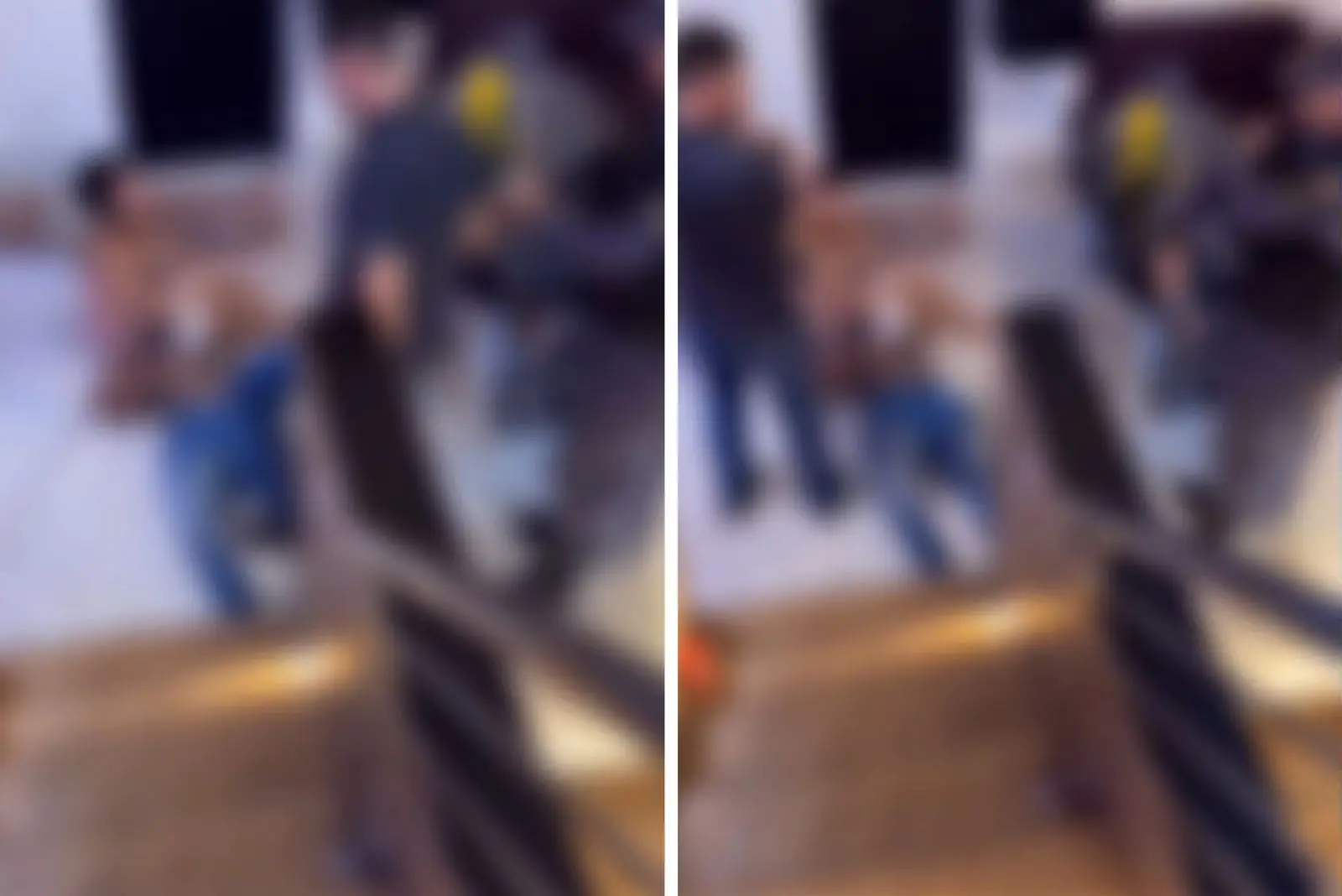 Vídeo: brincadeira entre amigos em motel termina em confusão e polícia