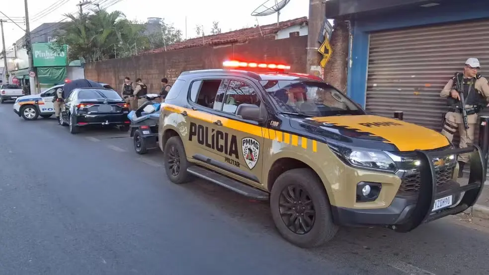 Foragido do “Novo Cangaço” debocha de policiais e é preso durante abordagem na BR-365, em Uberlândia. Foto: PMRV / Divulgação.