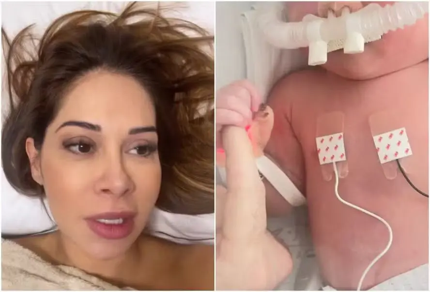 Filha de Maíra Cardi e Thiago Nigro nasce e vai para a UTI (Foto: Reprodução/Redes sociais)