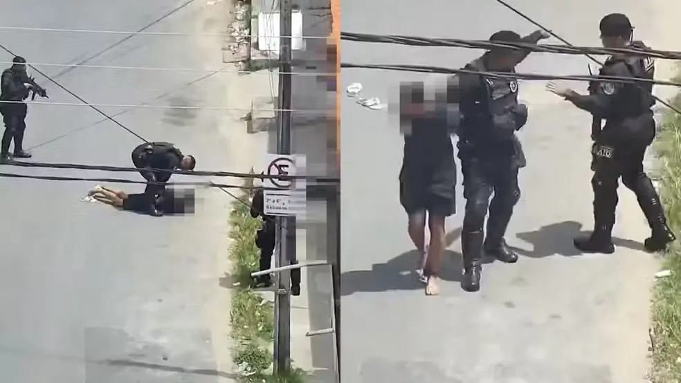 Homem com tornozeleira eletrônica persegue mulher com uma arma (Foto: Divulgação)