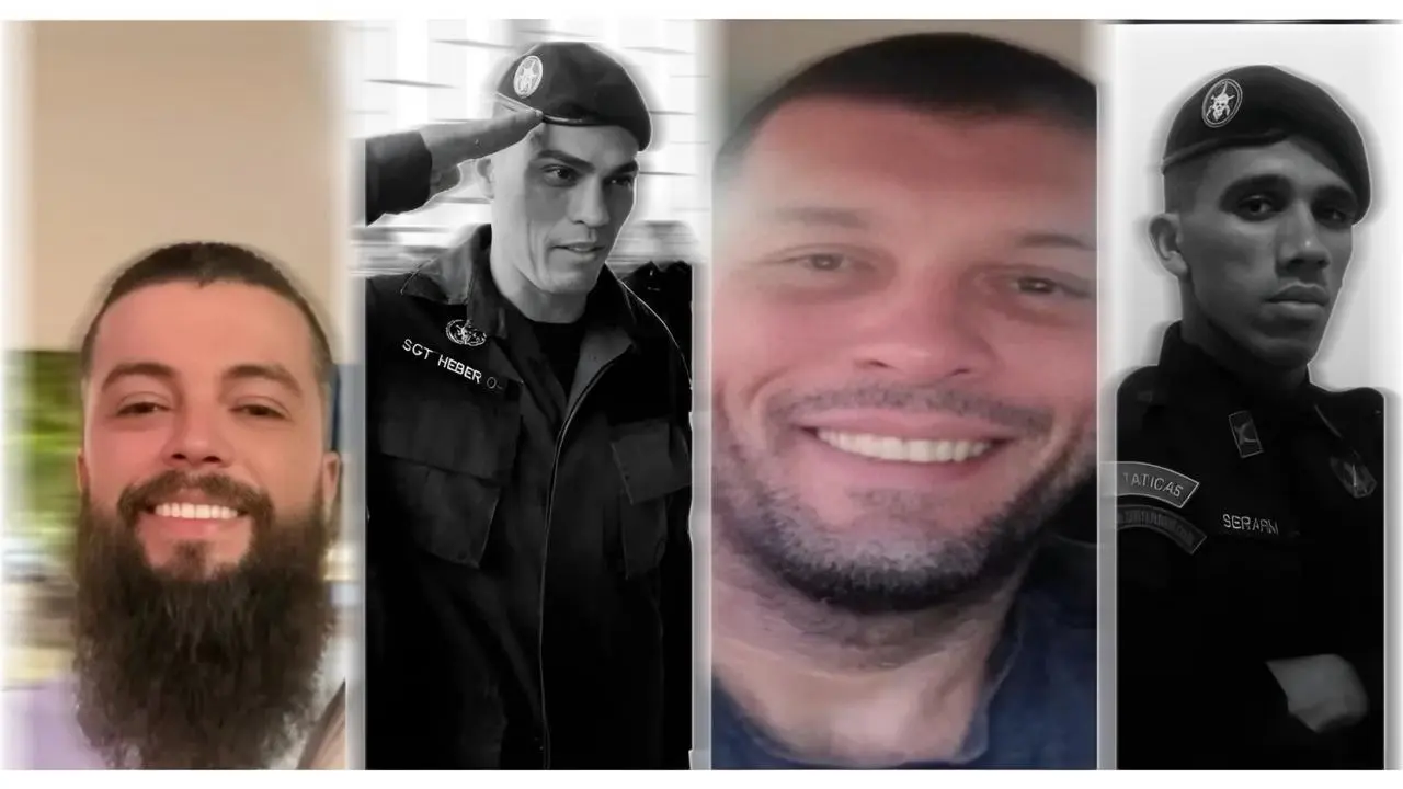Enterro de policial morto em megaoperação do CV é marcado por forte comoção (Foto: Reprodução/Redes sociais)