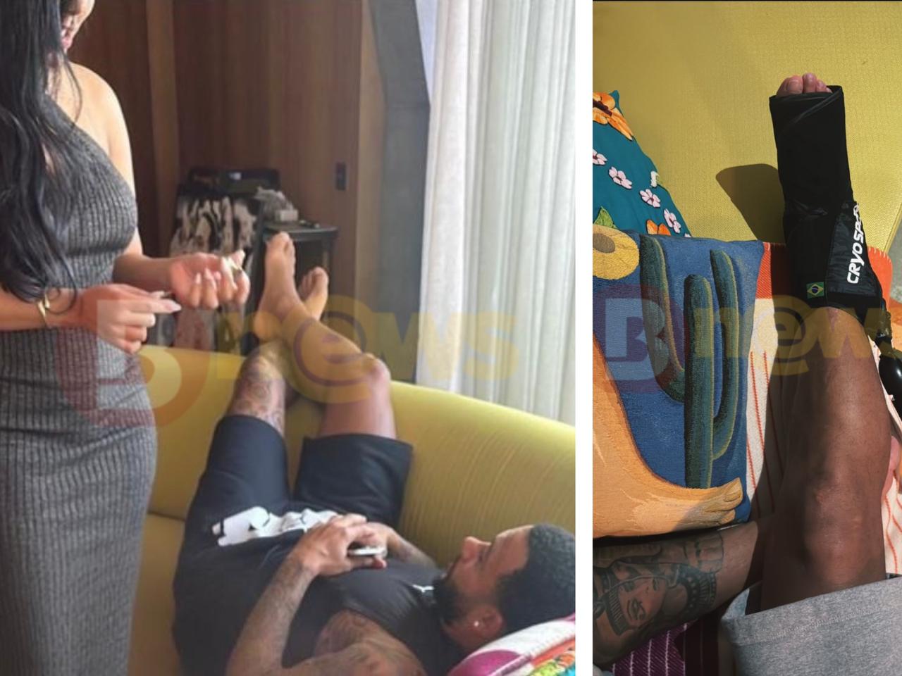 Lary Simões e Memphis Depay