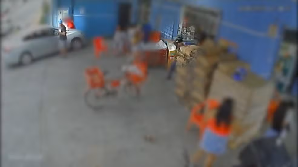 Mulher vítima de bala perdida || Reprodução: G1