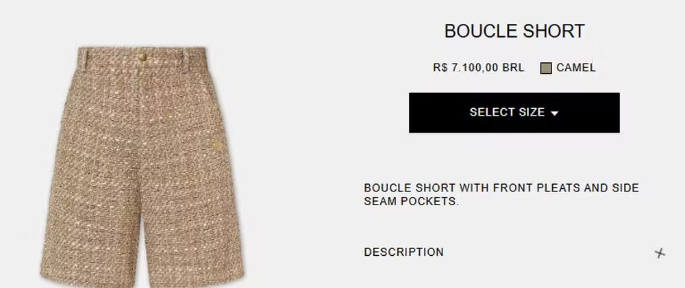 Roupa usada por Neymar no aniversário de Mavie — Foto: AMIRI
