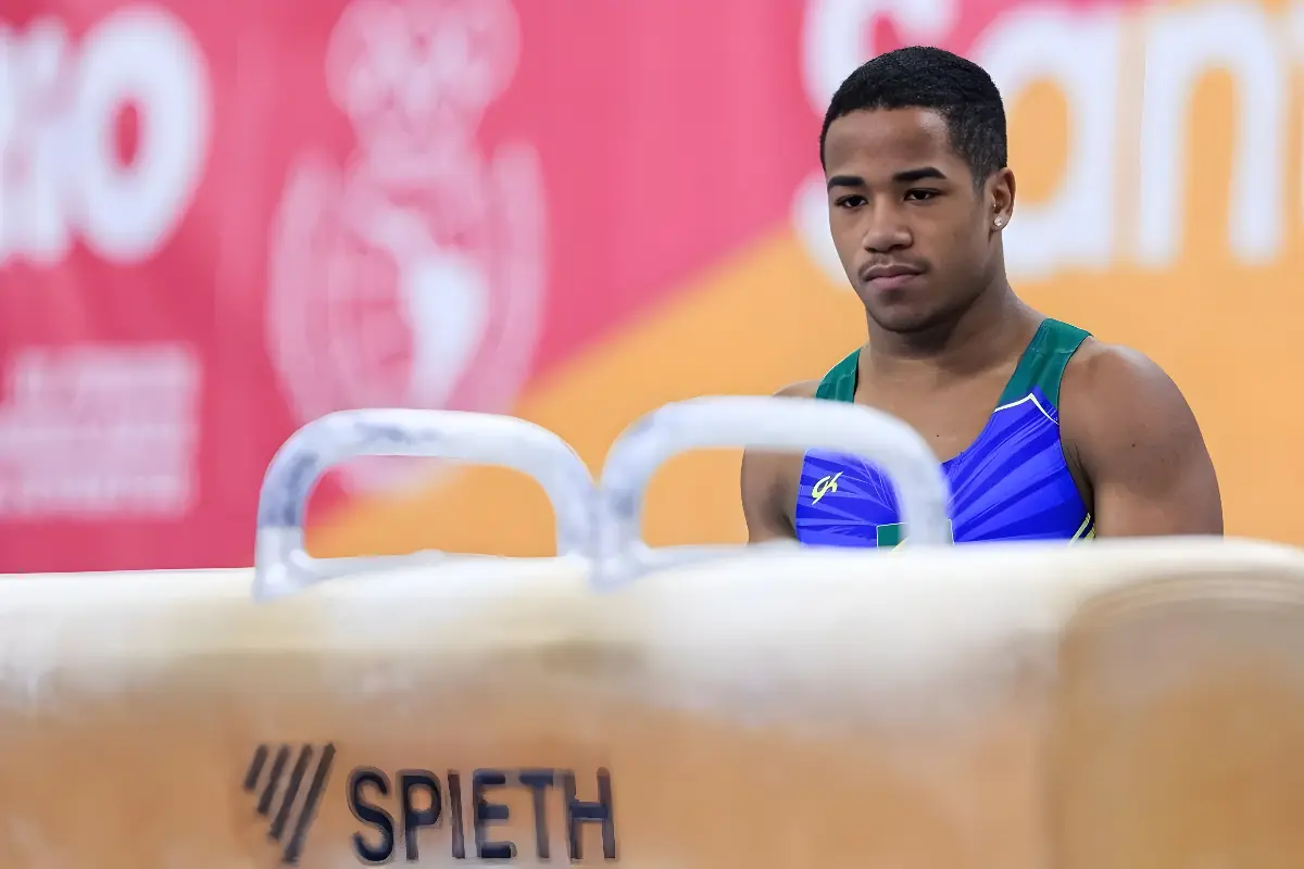 Ginasta Guilherme Augusto de Amorim Silva morreu em acidente de moto (Foto: Confederação Brasileira de Ginástica)