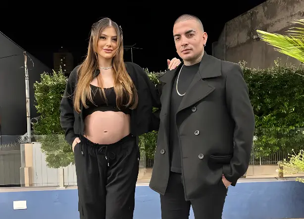 MC Guimê ao lado da atual esposa, Fernanda Stroschein (Foto: Reprodução / Redes Sociais)