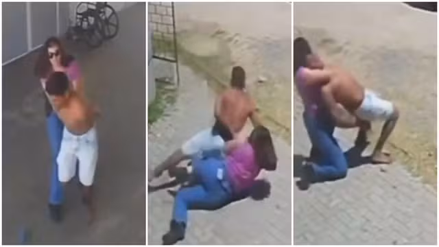 Policial imobiliza criminoso sozinha e impede fuga; veja vídeo