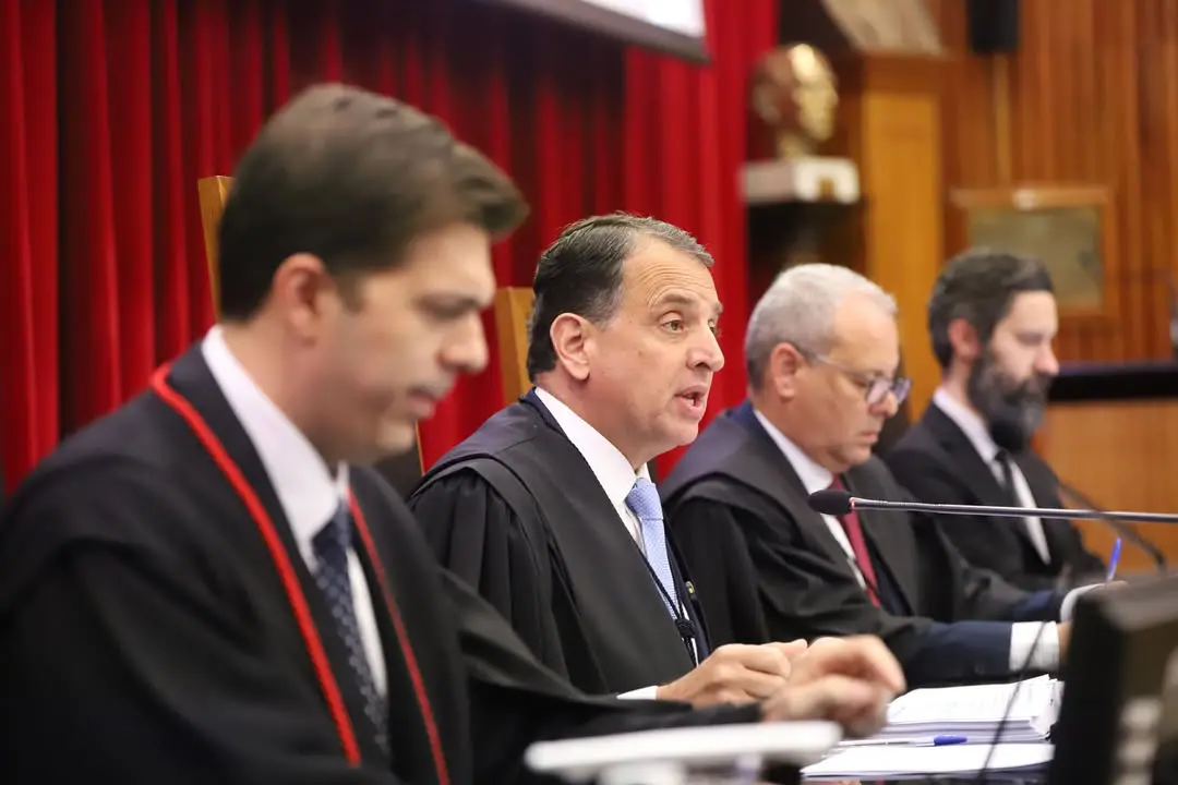 Marco Bertaiolli preside primeira sessão de julgamentos no Tribunal de Contas de São Paulo (Foto: Divulgação/TC-SP)