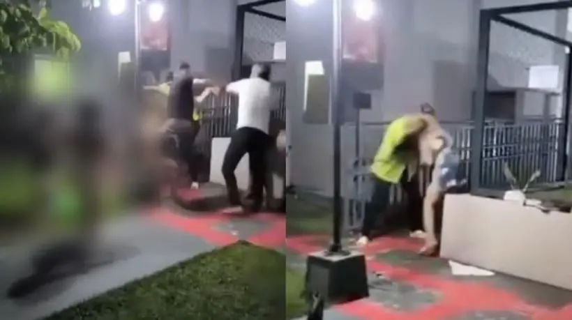 Briga entre síndico e moradores aconteceu na noite desse domingo, 19, no bairro Lagoa Redonda, em Fortaleza - Foto: reprodução/redes sociais