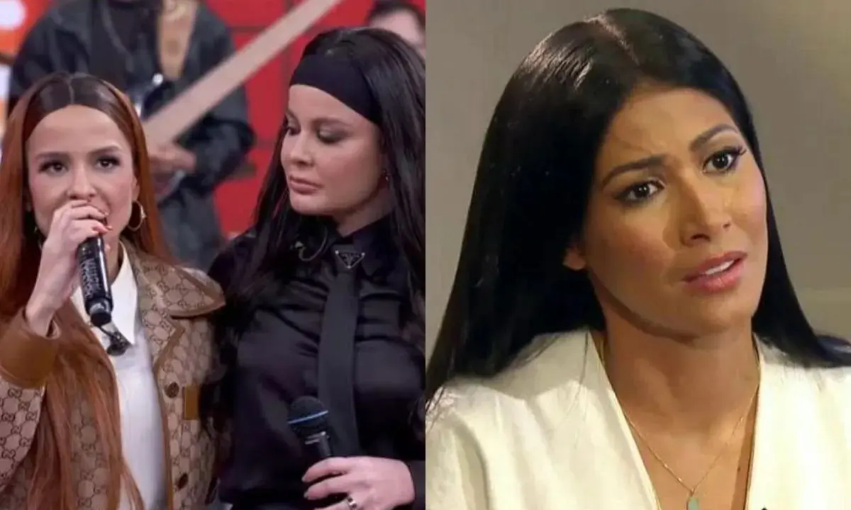 Em entrevista, Maiara e Maraisa relembraram crítica de Simaria sobre estilo das irmãs. Foto: Reprodução/Globo
